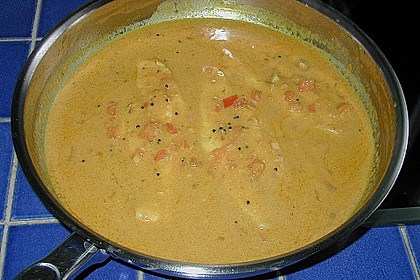Pangasiusfiletcurry mit Kokosmilch 5
