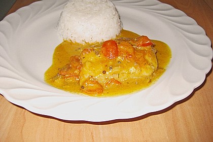 Pangasiusfiletcurry mit Kokosmilch 6