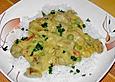 Curry - Reispfanne mit Erbsen und M&ouml;hren