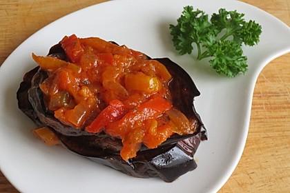 Auberginen mit Tomatensugo und Parmesan überbacken 5