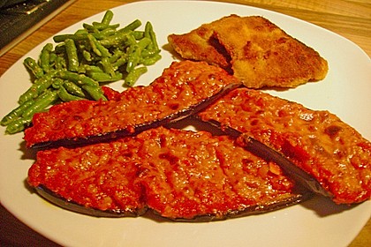 Auberginen mit Tomatensugo und Parmesan überbacken 18