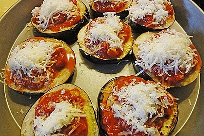 Auberginen mit Tomatensugo und Parmesan überbacken 36