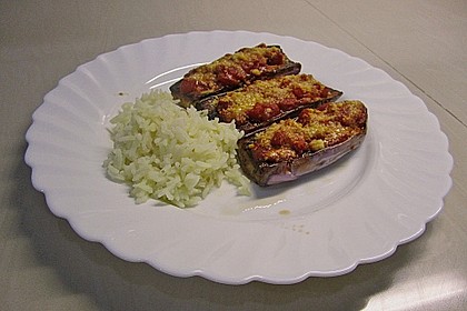 Auberginen mit Tomatensugo und Parmesan überbacken 24
