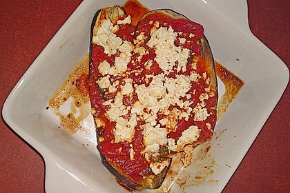 Auberginen mit Tomatensugo und Parmesan überbacken 23