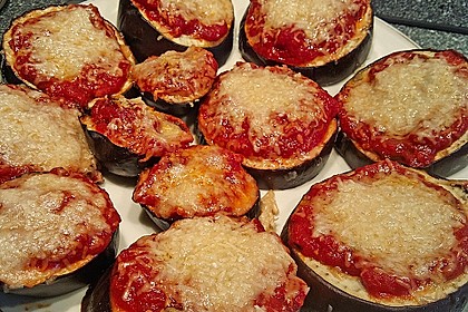 Auberginen mit Tomatensugo und Parmesan überbacken 4
