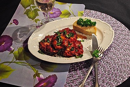 Auberginen mit Tomatensugo und Parmesan überbacken 31
