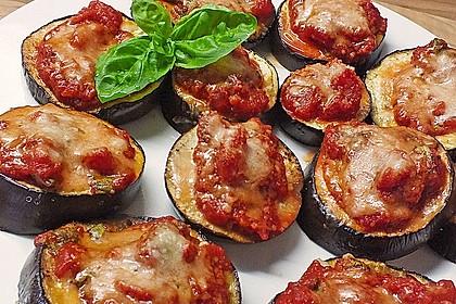 Auberginen mit Tomatensugo und Parmesan überbacken 2