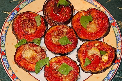 Auberginen mit Tomatensugo und Parmesan überbacken 3