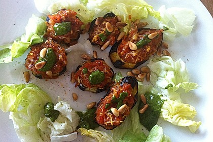 Auberginen mit Tomatensugo und Parmesan überbacken 15