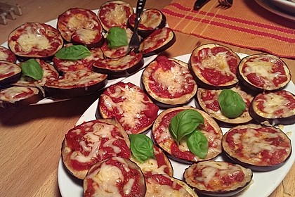 Auberginen mit Tomatensugo und Parmesan überbacken 21