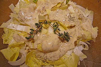 Salatsauce f&uuml;r Chicor&eacute;e - Salat 5