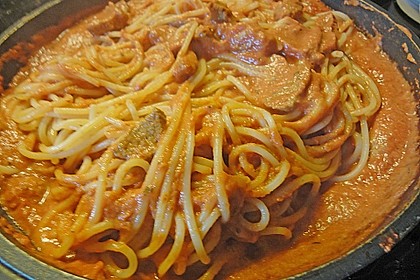 Schnelle Spaghetti mit Rouladenst&uuml;ckchen 1