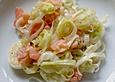 Lauchsalat mit R&auml;ucherlachs