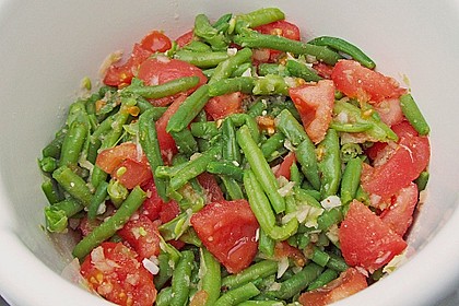 Bohnensalat mit Tomaten 4