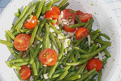 Bohnensalat mit Tomaten 5