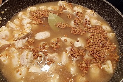 Linsen-Gemüse-Kartoffel-Topf mit Putenfleisch 8