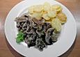 Geschmorte Champignons