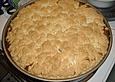Marzipan - Quark - Torte mit &Auml;pfeln und Streuseln