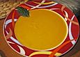 K&uuml;rbissuppe mit Kartoffeln