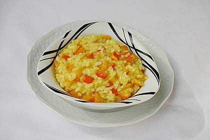 K&uuml;rbis - Wei&szlig;wein - Risotto