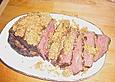 Roastbeef mit Kr&auml;uterkruste bei 80 Grad