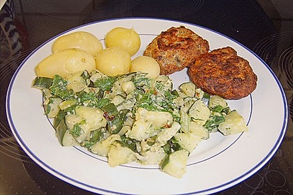 Gurken - Spinatgem&uuml;se