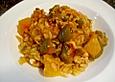 Kritharaki - Auflauf mit K&uuml;rbis und Paprika
