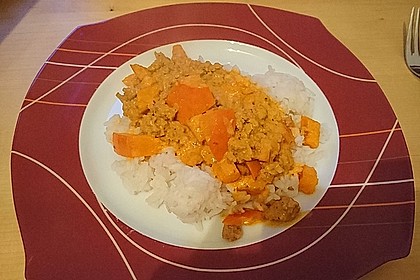 Kürbis - Pfanne mit Hackfleisch 5