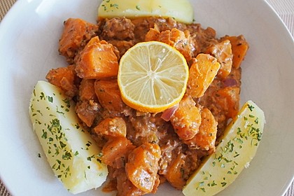 Kürbis - Pfanne mit Hackfleisch 2
