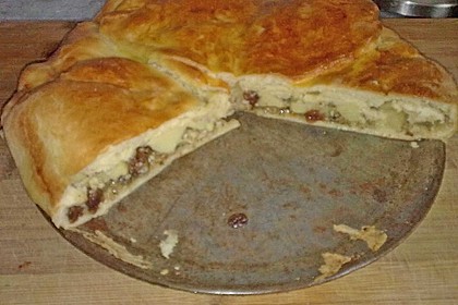 Apfelkuchen mit Basilikum