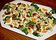 Feldsalat mit lauwarmer Senfsauce