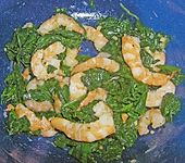 Garnelen - Cocktail mit Spinat (Bild)