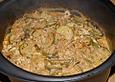 Griechischer Zucchini - Reisauflauf a la M&auml;usle