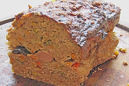 Hackbraten vom Lamm, gef&uuml;llt