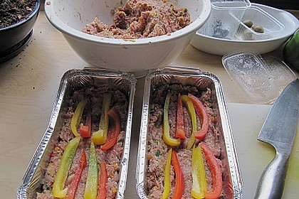 Hackbraten vom Lamm, gef&uuml;llt 2