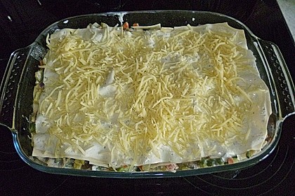 Gem&uuml;se - Lasagne a la M&auml;usle