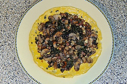 Blattspinat - Omelette 3