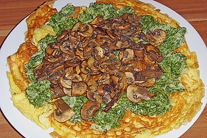 Blattspinat - Omelette 4
