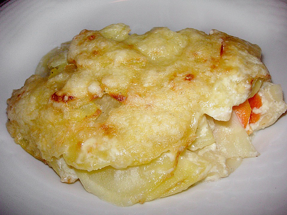 Kartoffelauflauf mit herbstlichem Gemüse (Rezept mit Bild) | Chefkoch.de