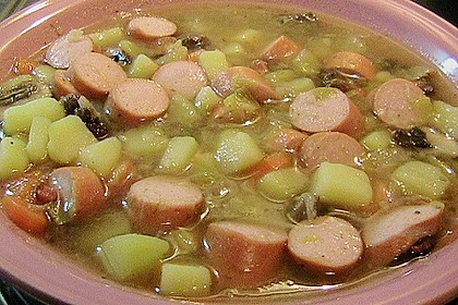 Deftige Kartoffelsuppe