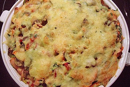 Gefl&uuml;gel - Wurst - Auflauf mit Gem&uuml;se und Mini-Kn&ouml;deln 4