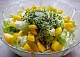 Eisbergsalat mit leckerem Salatdressing