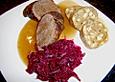 Hirschrouladen mit Hackf&uuml;llung