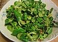 Vogerlsalat mit Speck und N&uuml;ssen