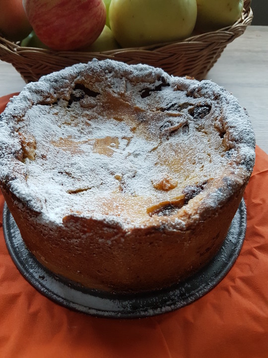 Apfelkuchen mit Sahne - Pudding - Guss (Rezept mit Bild) | Chefkoch.de