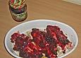 Feinste Putenschnitzel mit Meerrettich und Preiselbeeren