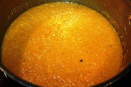 Frische M&ouml;hrensuppe
