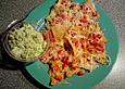 &Uuml;berbackene Nachos mit Guacamole