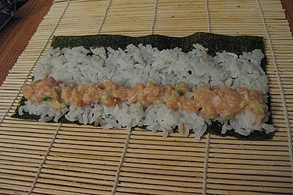 Lachssalat, Lachstartar f&uuml;r Sushi 1