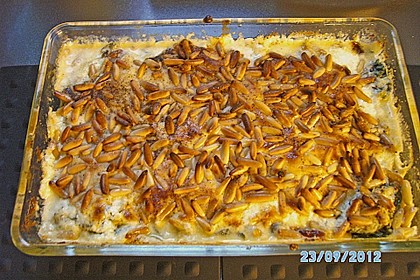 &Uuml;berbackener Blattspinat 1